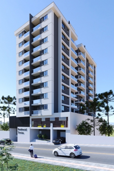 Residencial Treviso, 02 dorm. sem suíte, Bairro Coral, Lages SC.